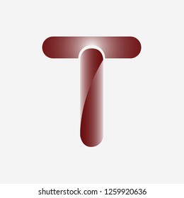 Letter T gradient logo design vector icon symbol template