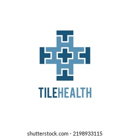 Letter T and H, Cross icon. Medical Symbol. Logo design. Vector Illustration.