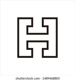 Letter T and H vector logo. Icon Symbol. 
