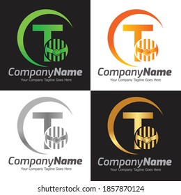 Letter T Hand Shake Logo Template, Hand Shake Vector Illustration, Deal Job Logo