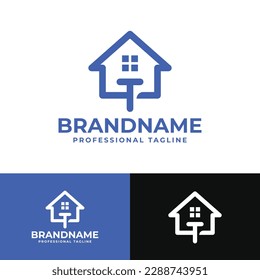 Letter T Home Logo, Suitable for any business related to house, real estate, construction, interior with T initial.
