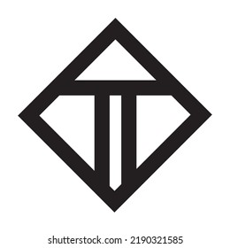 Letter T Icon Design Concept