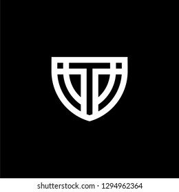 letter T initial T combination T abstract