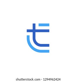 letter T initial T combination T abstract