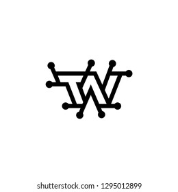 letter T initial T combination T abstract