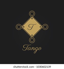 Letter T initial Luxury Logo template in vector for Restaurant, Royalty, Boutique, Cafe, Hotel, Jewelry. 