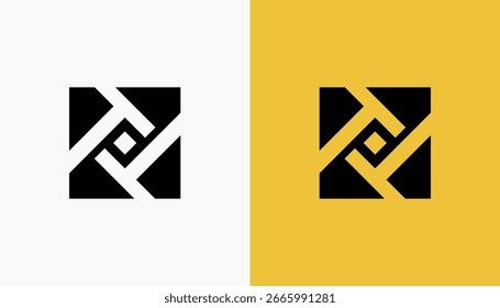 Plantilla de Vector de diseño de logotipo de iniciales T