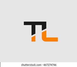 Letter T and L logo template
