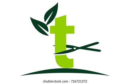 Letter T Lawn Logo 