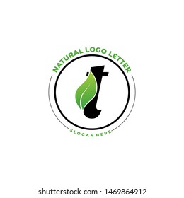 Letter T With Leaf Logo. Green leaf logo icon vector design. Landscape design, garden, Plant, nature and ecology vector. Editable file.
