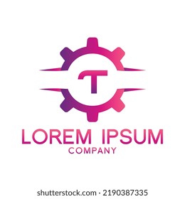 Diseño del logotipo de la línea T.Mínimo creativo símbolo de monograma lineal. Diseño universal elegante de señalización vectorial. Logotipo de marca de primera calidad. Símbolo gráfico del alfabeto para identidad tecnológica