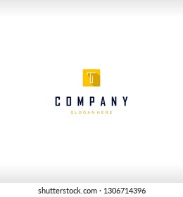 Letter T Line Media Apps Modern Creative Business Mobile Logo