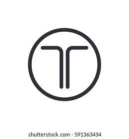 Letter T logo