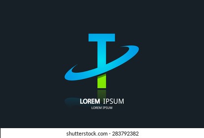 Letter T logo. Alphabet logotype vector design.