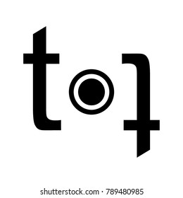 letter t for logo camera