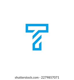 Colección de logotipos de letras T con concepto moderno Vector Premium
