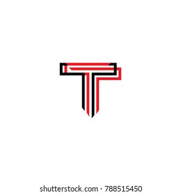 letter t logo design