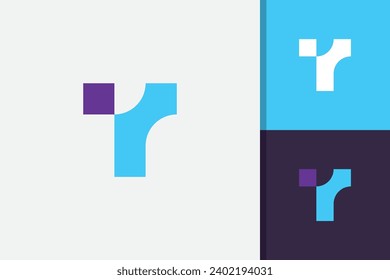 Plantilla vectorial de icono de diseño de logotipo de carta T