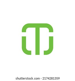 Letter t logo design with modern concept. Icon letter  T vector illustration