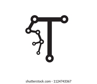 Letter T Logo Design Template