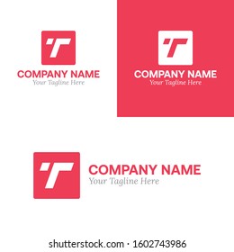 Letter T logo design template. App Icon design