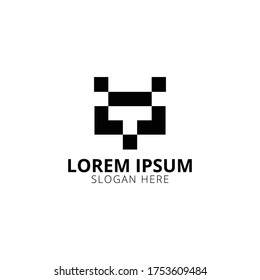 Letter T Logo design template, the simple elegant logo of letter T