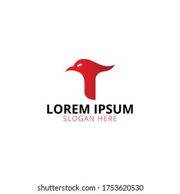 Letter T Logo design template, the simple elegant logo of letter T
