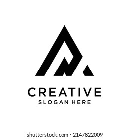 Plantilla de diseño de logotipo de carta t