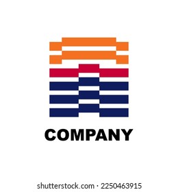 Logo-Designvorlage für Buchstaben T.