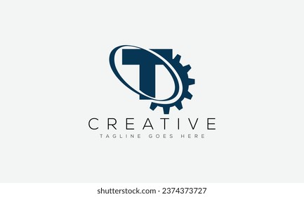 Letter T logo design template vector illustration