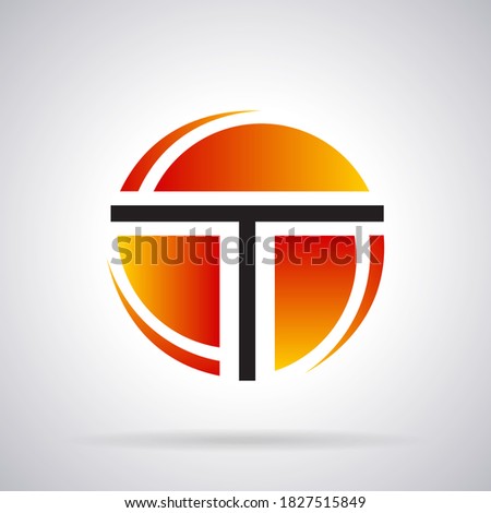 Letter "T" logo design template for company name