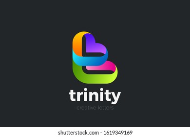 Letter T Logo design vector template Ribbon Font style Typography.