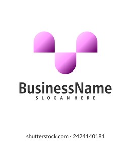 Letter T logo design vector. Creative Initial T logo concepts template