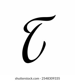 letter T logo design vector modern graphic template.