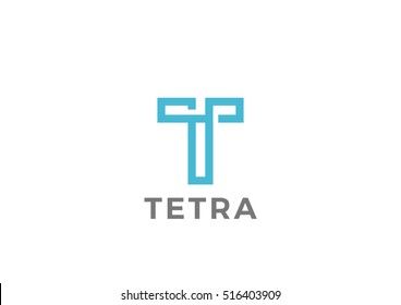 Letter T Logo design vector template Linear style.
Creative Luxury Fashion Corporate Business Logotype concept.
