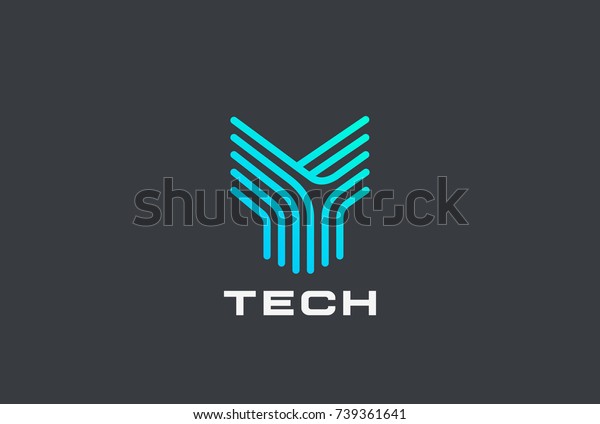 Letter T Logo Design Vector Template Stock Vector (Royalty Free) 739361641