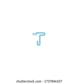Letter T logo icon concept illustration