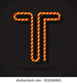 Letter T logo icon design template elements