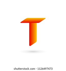 Letter T logo icon design template elements