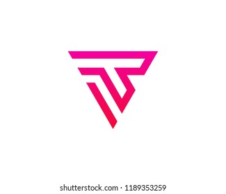 Letter  T logo icon design template elements - vector sign