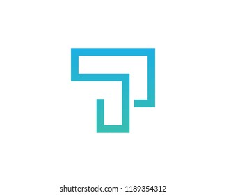 Letter  T logo icon design template elements - vector sign