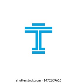 Letter T logo icon design template elements design vector
