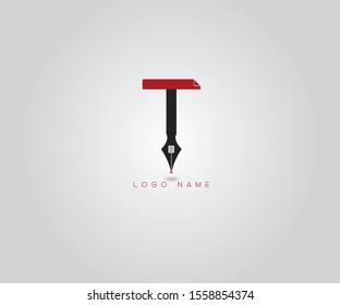 Letter T logo icon design template elements
