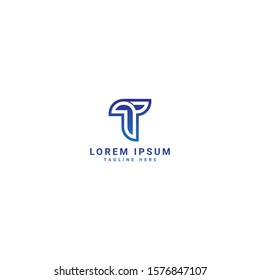 Letter T logo icon design template elements