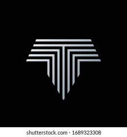 Letter T logo icon design template elements
