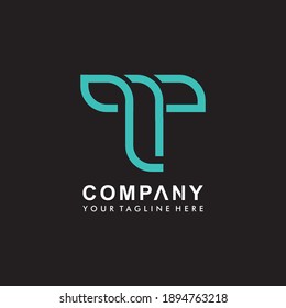 Letter T logo icon design template elements,  Beautiful Logotype design for luxury corporate brands. Elegant identity design 