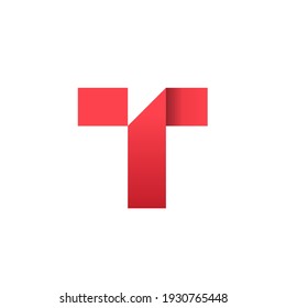 Letter T logo icon design template elements.