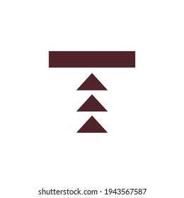 Letter T logo icon design template elements