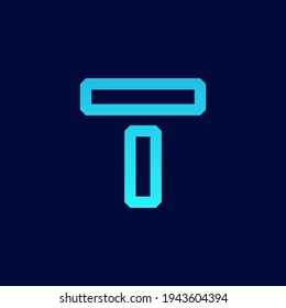Letter T logo icon design template elements