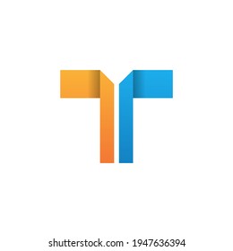 Letter T logo icon design template elements
